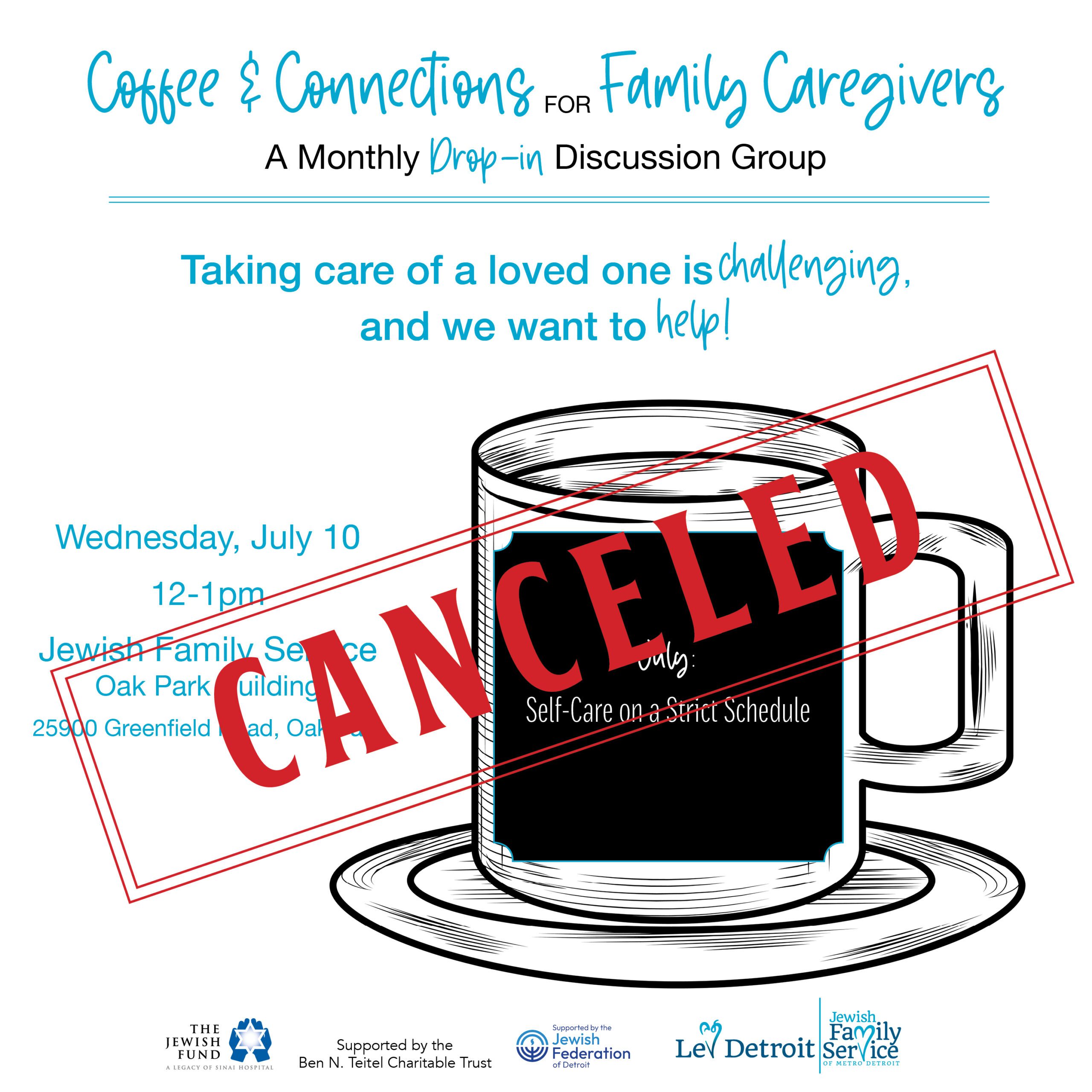 Coffee and Connections for Family Caregivers - Jewish Family Service of ...