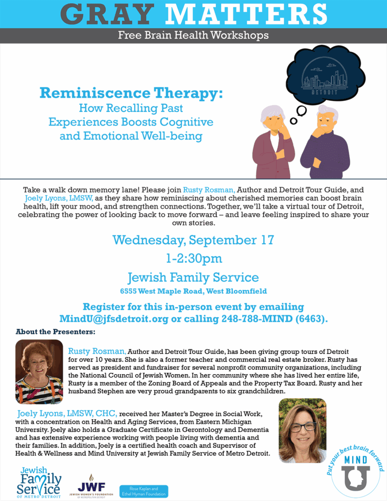 Gray Matters September Flyer 2025